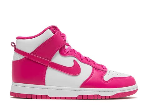 nike dunks pink high|pink Nike dunks high tops.